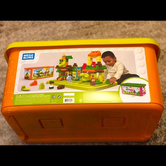 Kids Mega Blocks Jungle Fun Tub - Picture 3 of 3